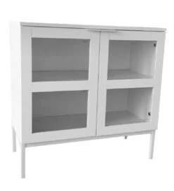 Lasiovikaappi Siera 80 Cm, Valkoinen
