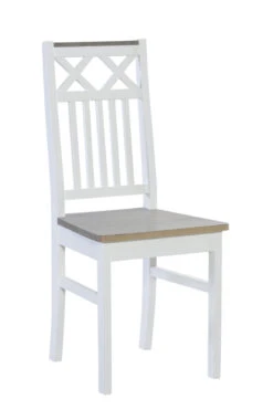 Ruokatuoli Emilia, Valkoinen/harmaa