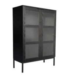 Lasiovikaappi Siera 120 Cm, Musta