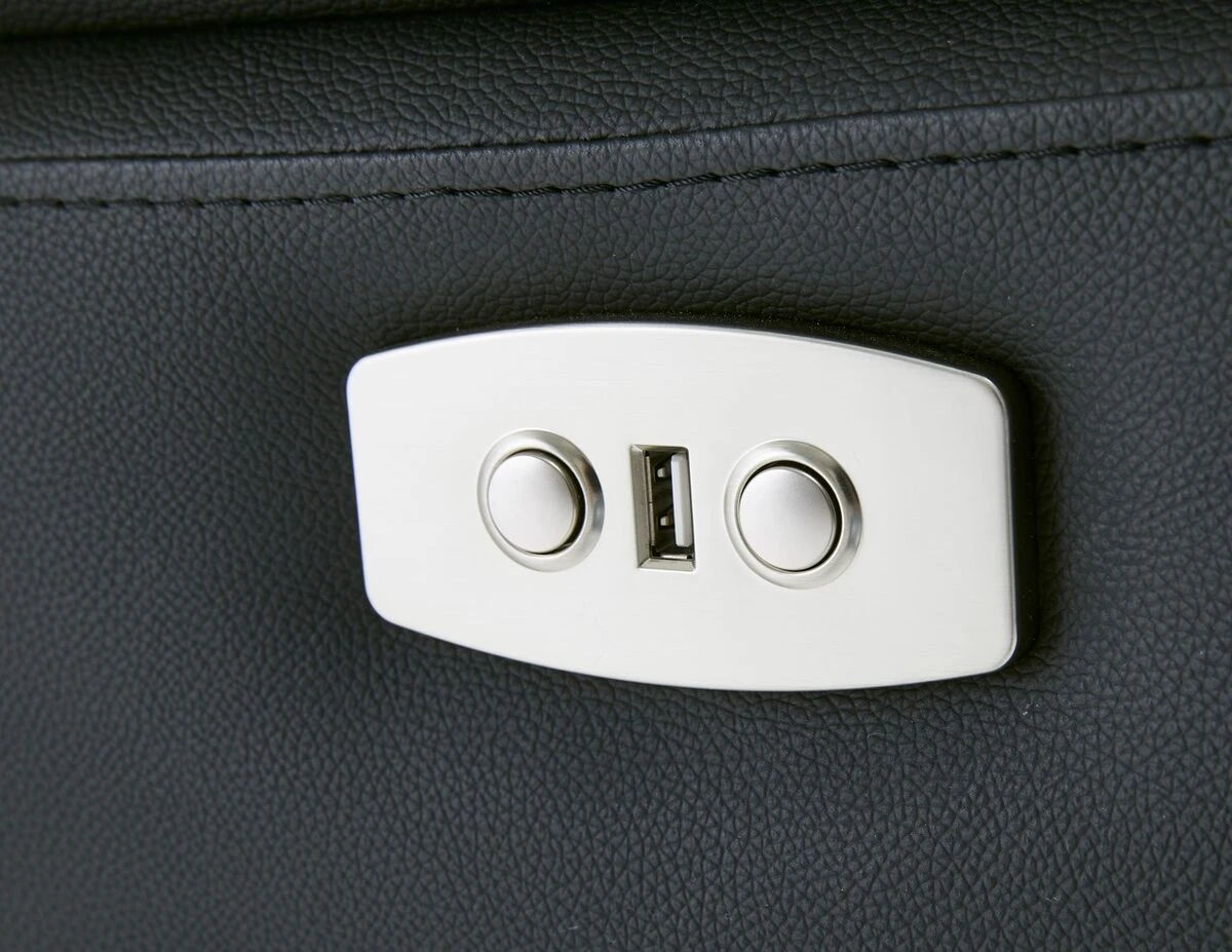 Sähkösäätötuoli Paris, Nahkaverhoiltu - Image 3