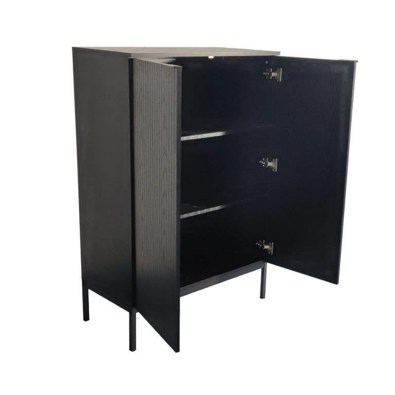 Umpiovikaappi Siera 120 Cm, Musta - Image 3