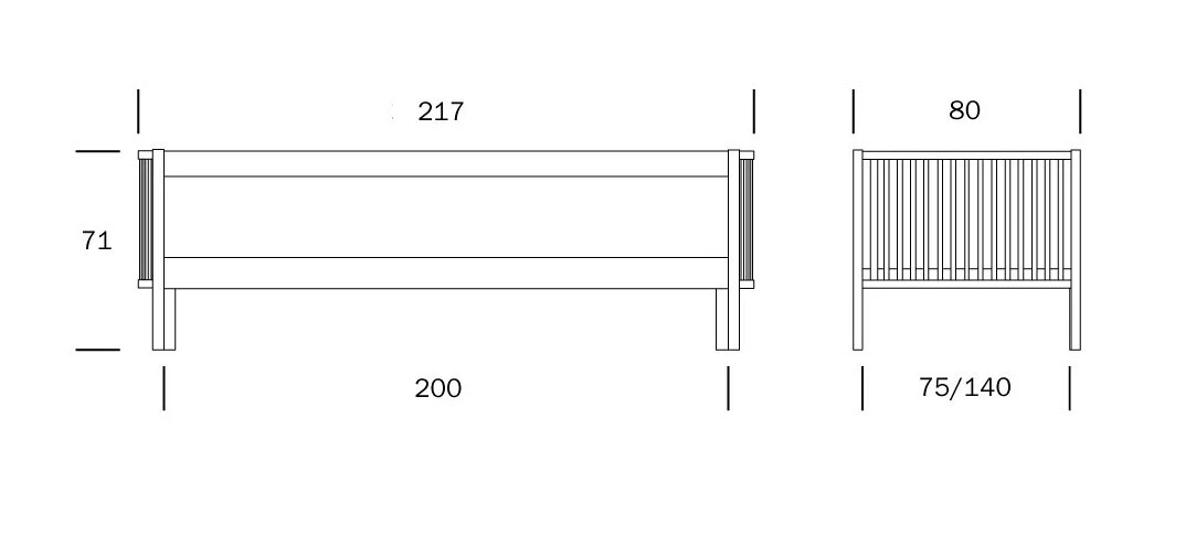 Vuodesohva Aarre 200 Cm, Luonnonväri Koivu - Image 3