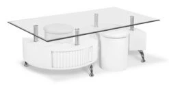 Cubio-sohvapöytä + -rahit, 2 Kpl