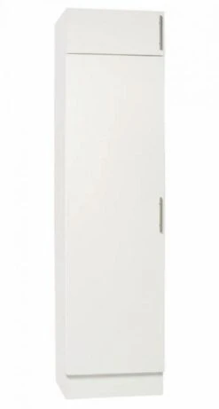 Eazy Vaatekaappi Yläkaapilla, 60 Cm, Valkoinen