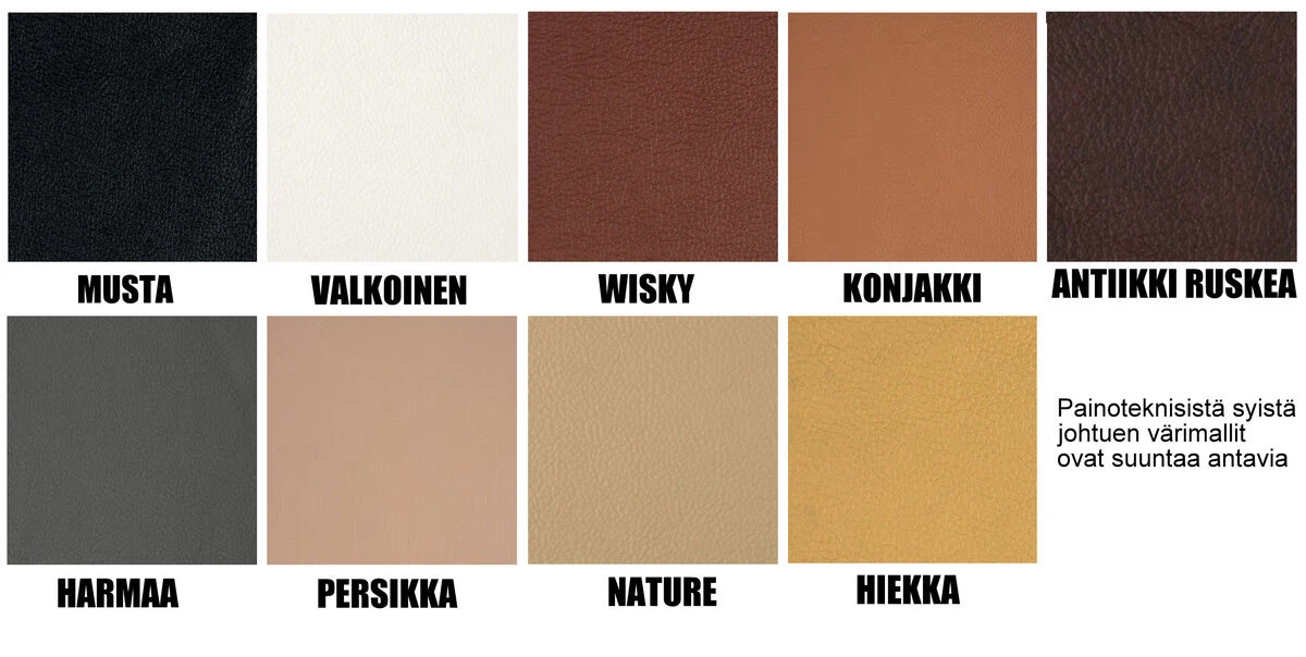 Nahkaverhoiltu Veronika-kulmadivaani - Image 6