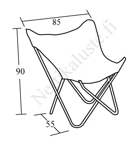 Varax Lepakkotuoli, Kangasverhoilulla - Image 5