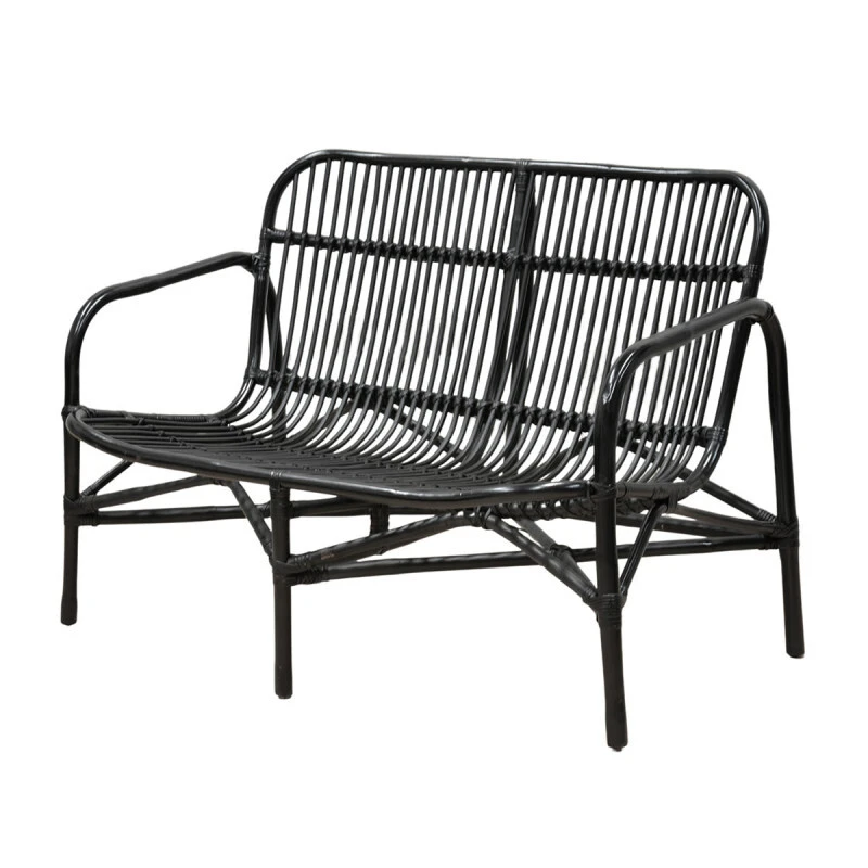 Rottinkisohva Olivia, Musta