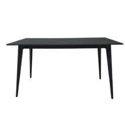Ruokapöytä Stone 140x80 Cm, MUSTA