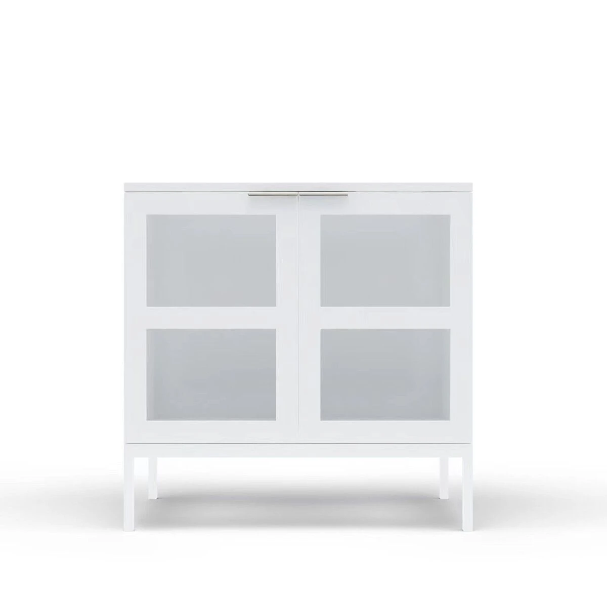 Lasiovikaappi Siera 80 Cm, Valkoinen - Image 2